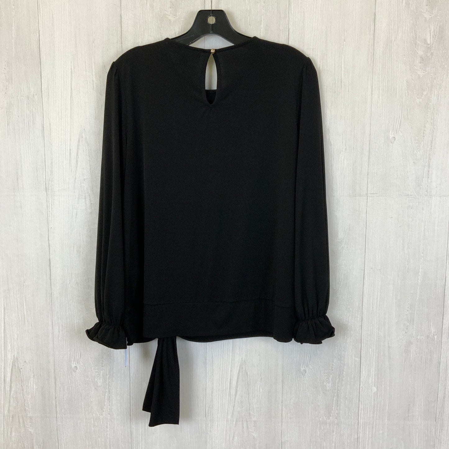 Top Long Sleeve By Michael Kors In Black, Size: L