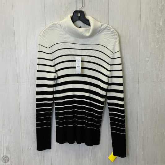 Sweater By White House Black Market In Striped Pattern, Size: L