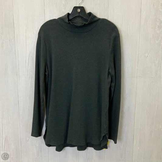 Top Long Sleeve Basic By Chicos In Grey, Size: L