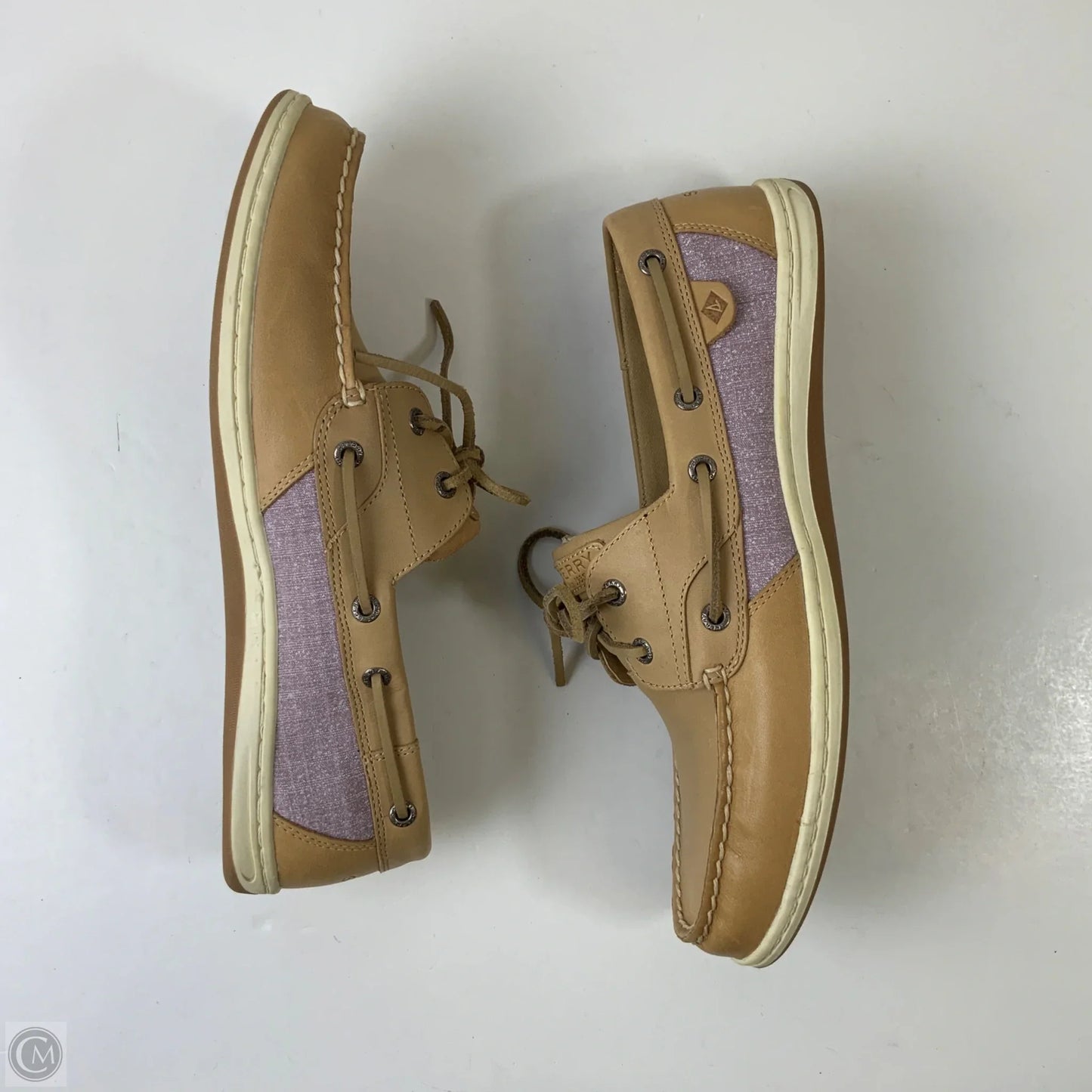 Shoes Flats By Sperry In Brown & Purple, Size: 12