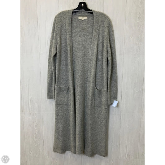 Sweater Cardigan By Loft In Multi-colored, Size: M