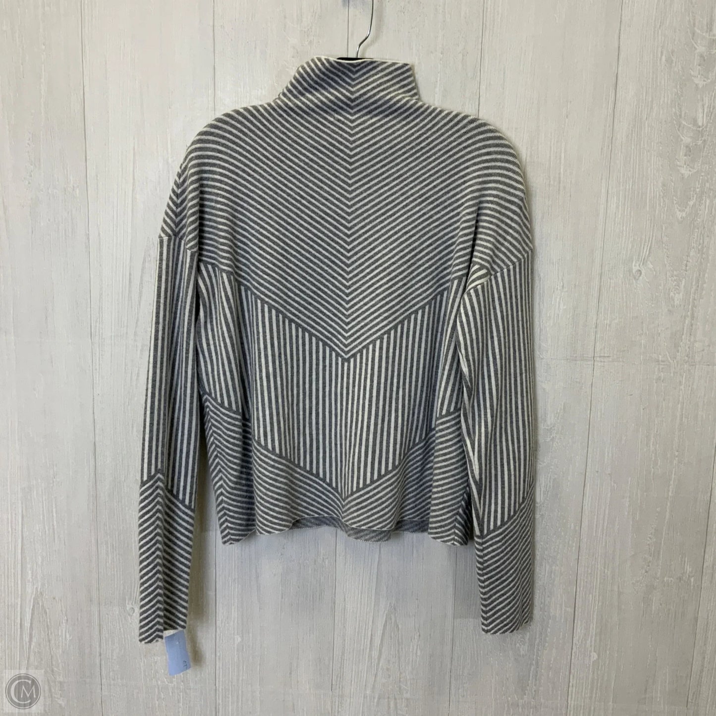 Top Long Sleeve By Cynthia Rowley In Striped Pattern, Size: L