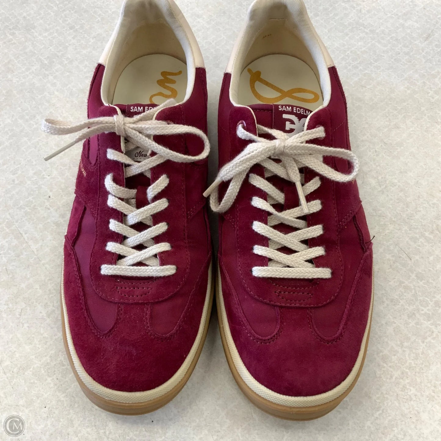 Shoes Sneakers By Sam Edelman In Maroon, Size: 10