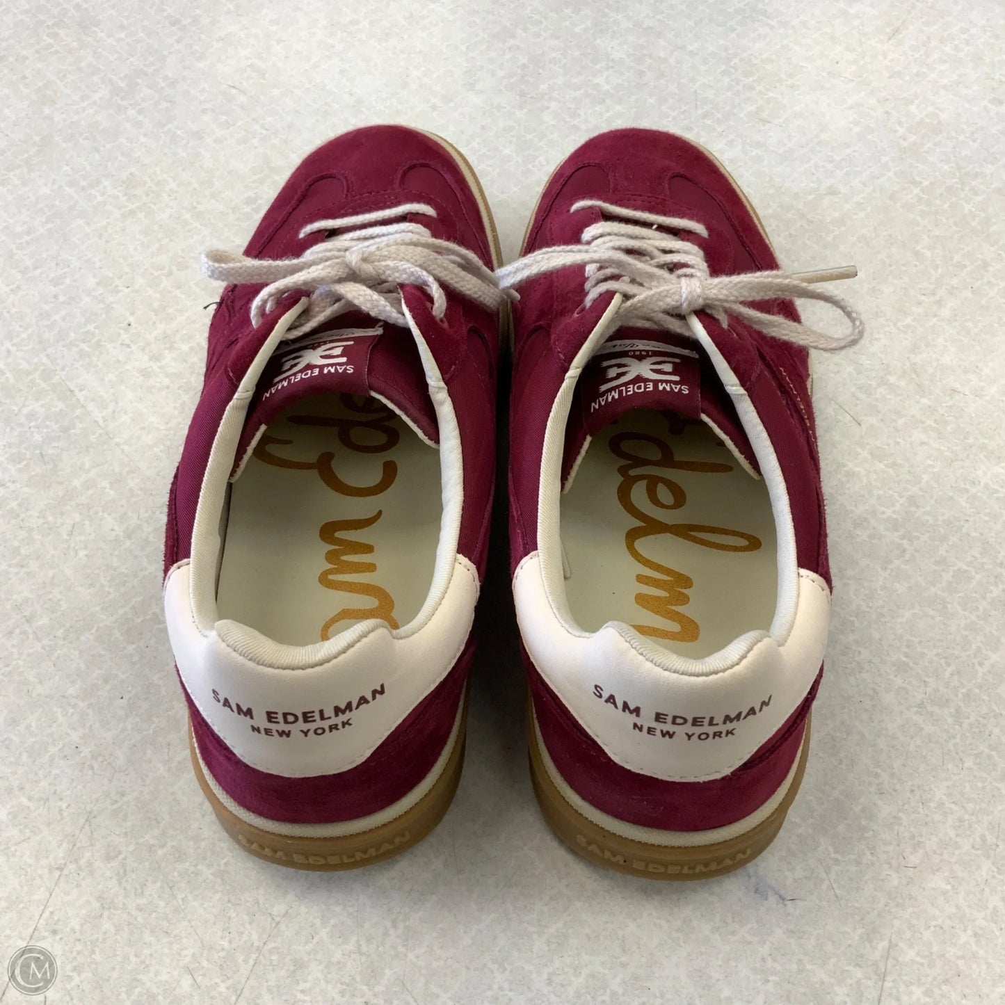Shoes Sneakers By Sam Edelman In Maroon, Size: 10