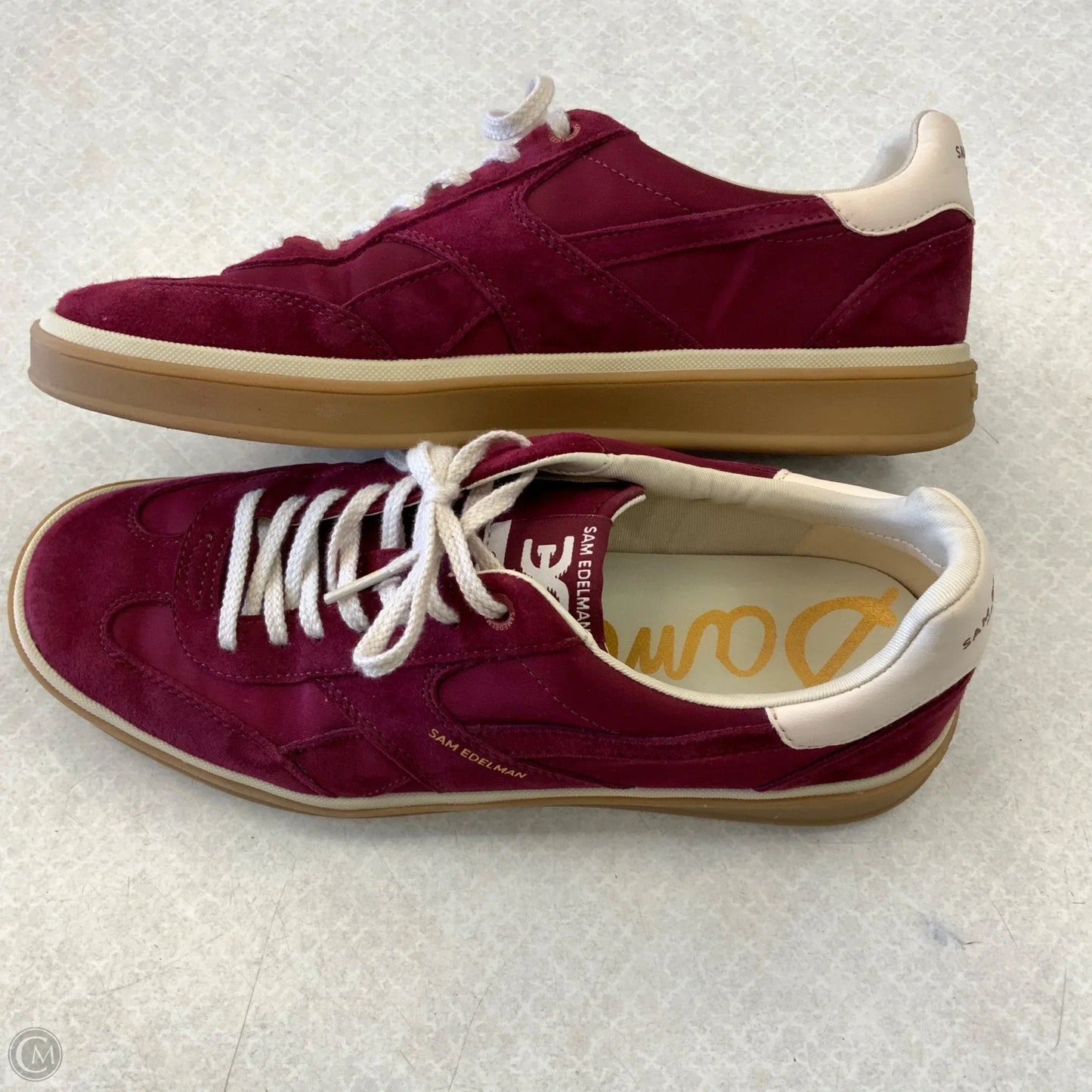 Shoes Sneakers By Sam Edelman In Maroon, Size: 10