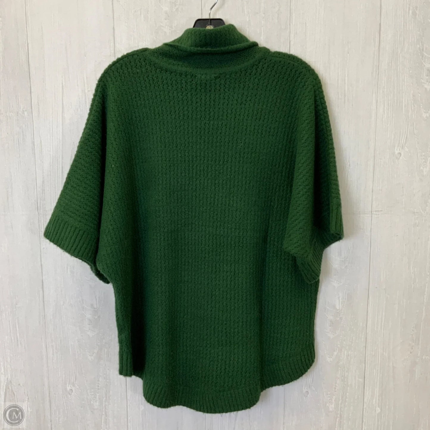 Sweater Short Sleeve By Andree By Unit In Green, Size: L