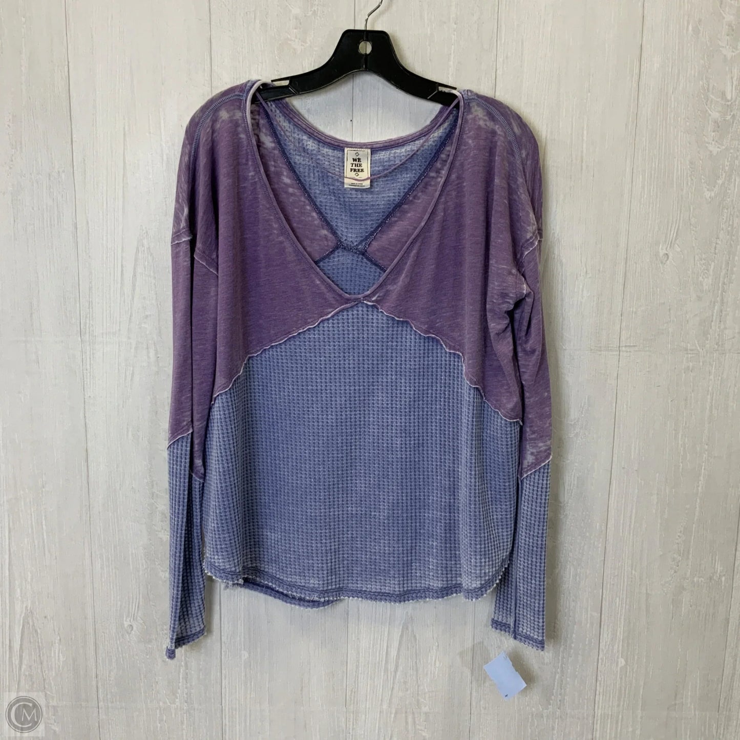 Top Long Sleeve By We The Free In Purple, Size: S