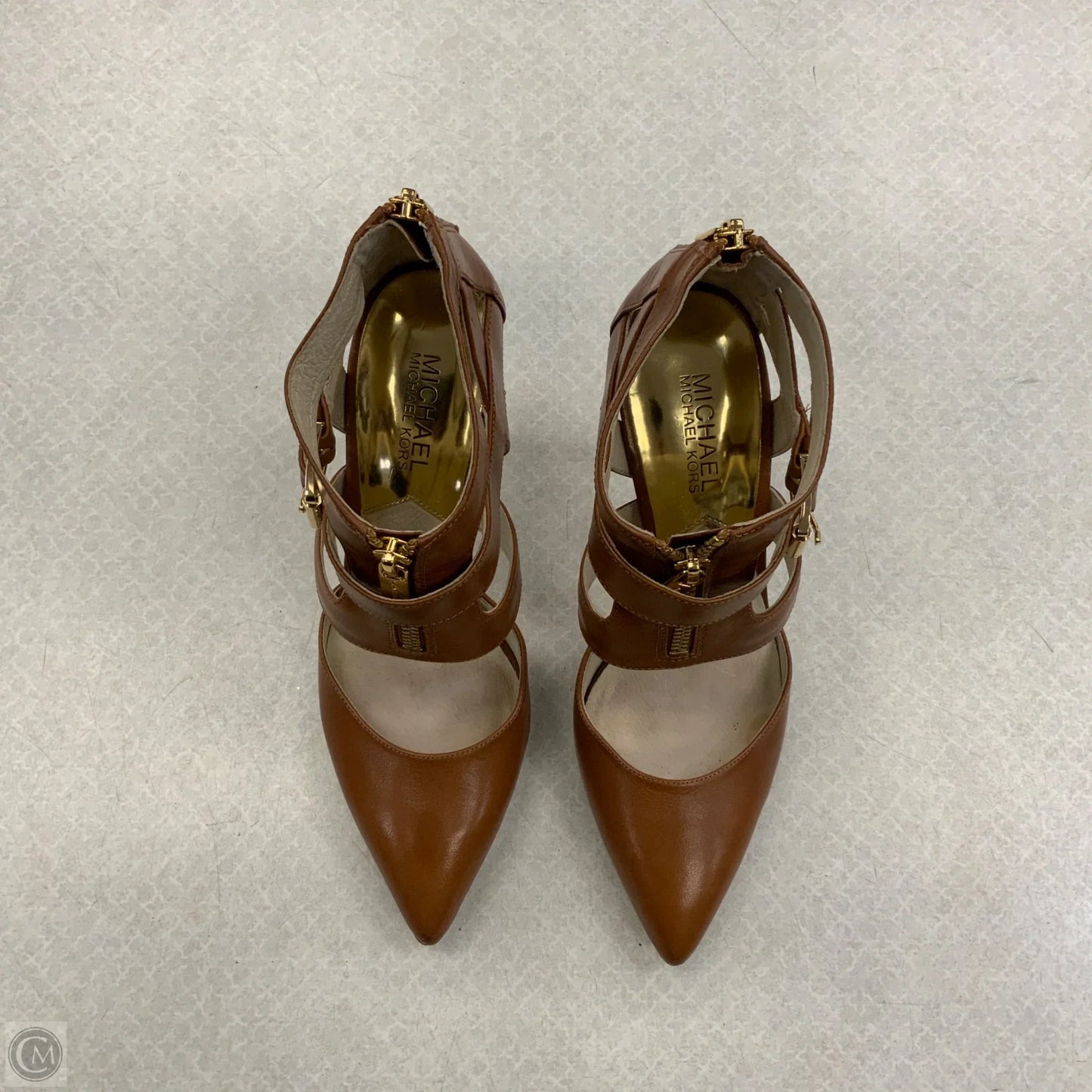 Shoes Designer By Michael Kors Collection In Brown, Size: 7