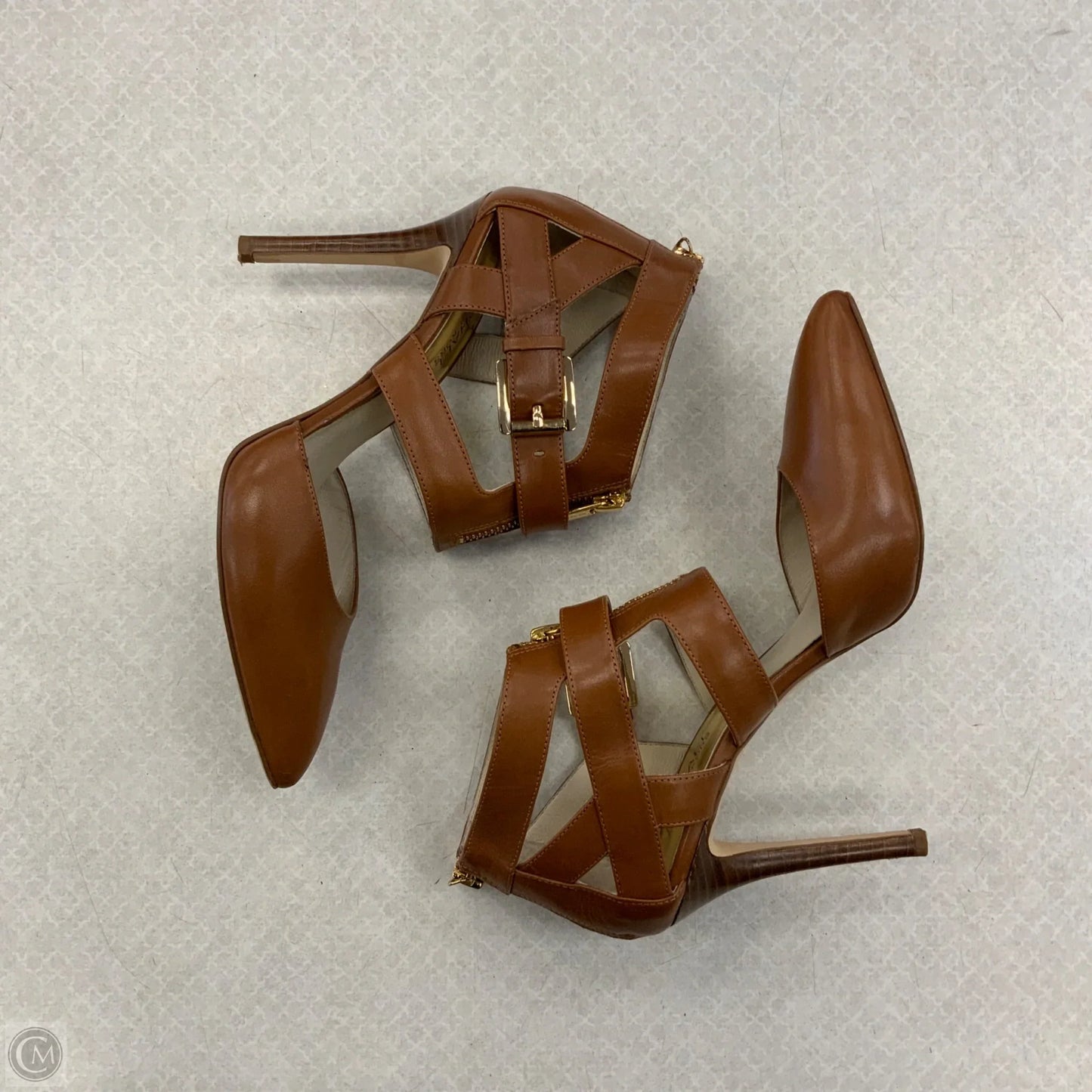 Shoes Designer By Michael Kors Collection In Brown, Size: 7