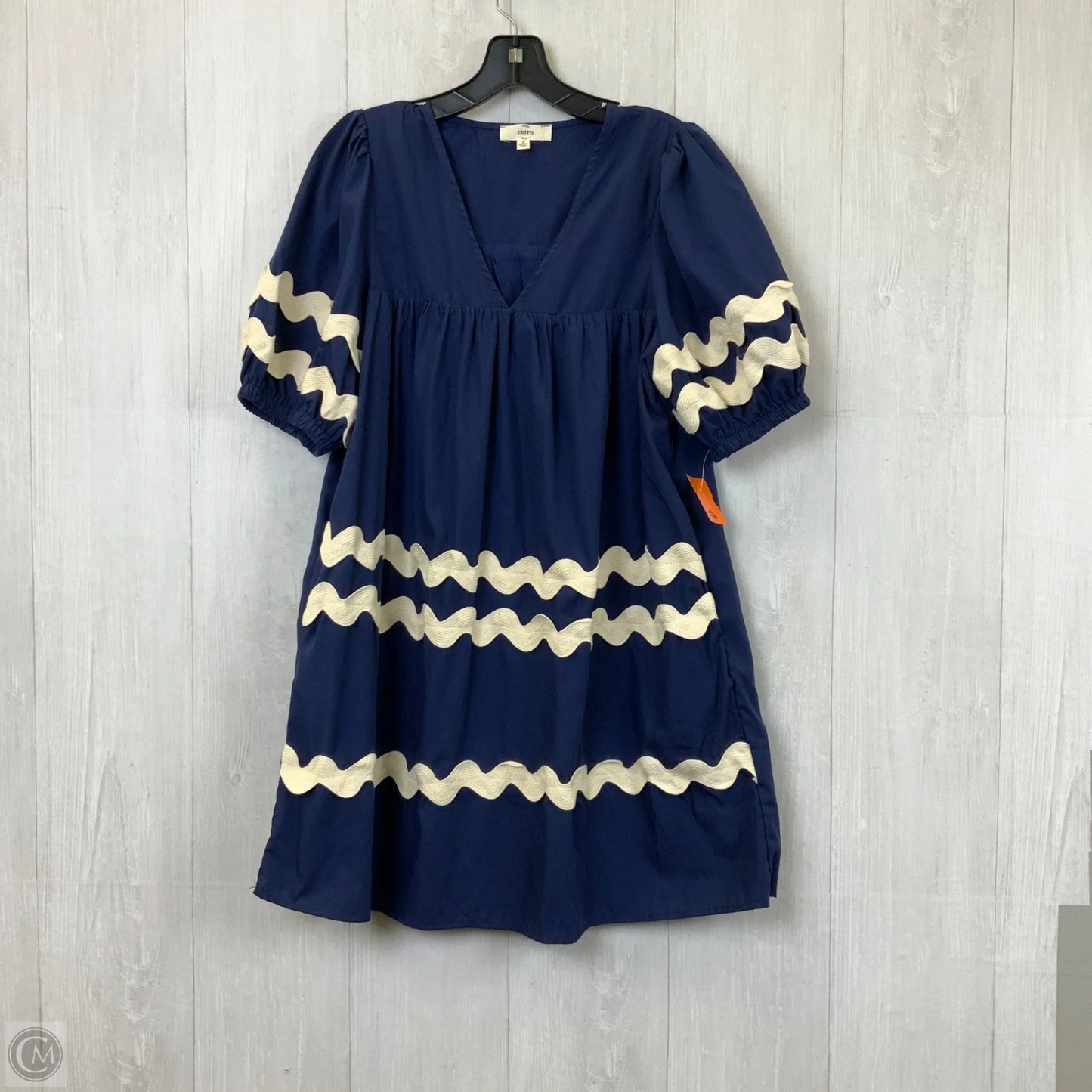 Dress Casual Midi By Entro In Navy, Size: S