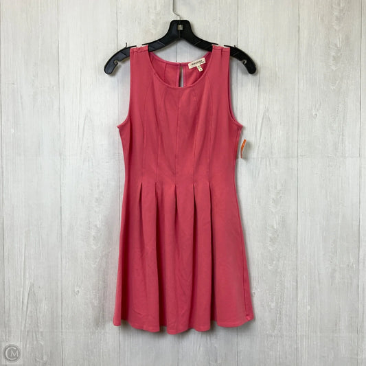 Dress Casual Midi By Monteau In Pink, Size: M