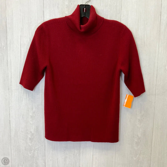 Top Short Sleeve By Jones New York In Red, Size: S