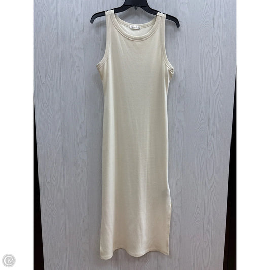 Dress Casual Maxi By 89th And Madison In Cream, Size: M