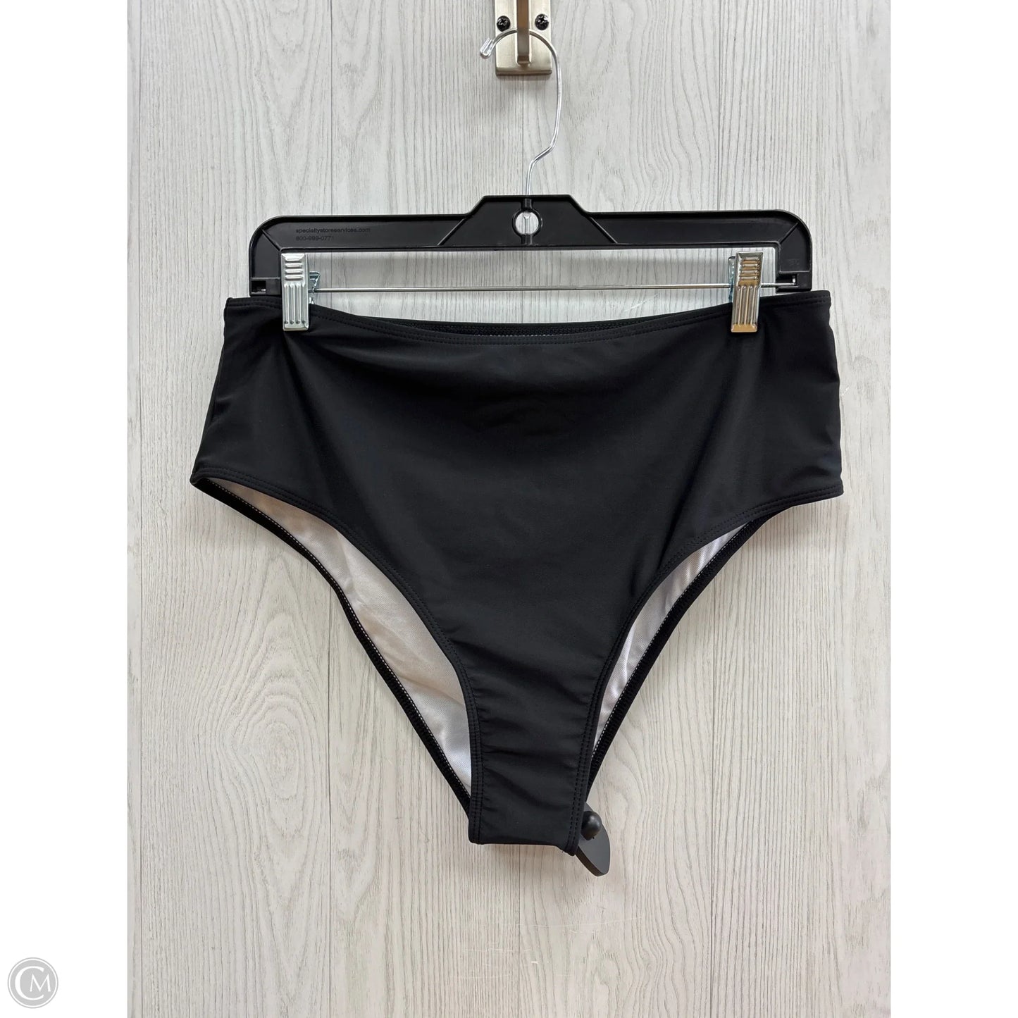 Swimsuit Bottom By Clothes Mentor In Black, Size: 1x