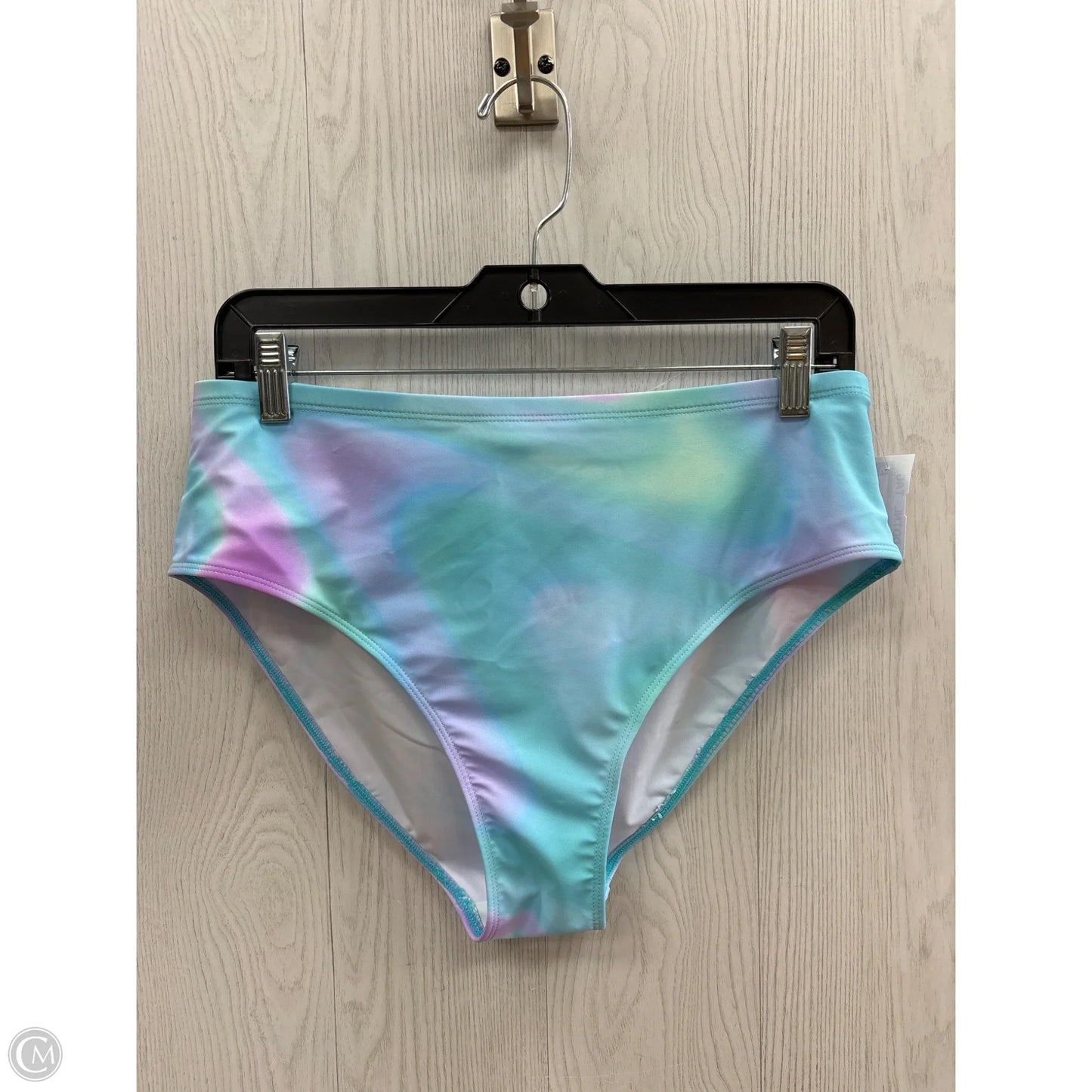 Swimsuit 2pc By Clothes Mentor In Blue & Pink, Size: L