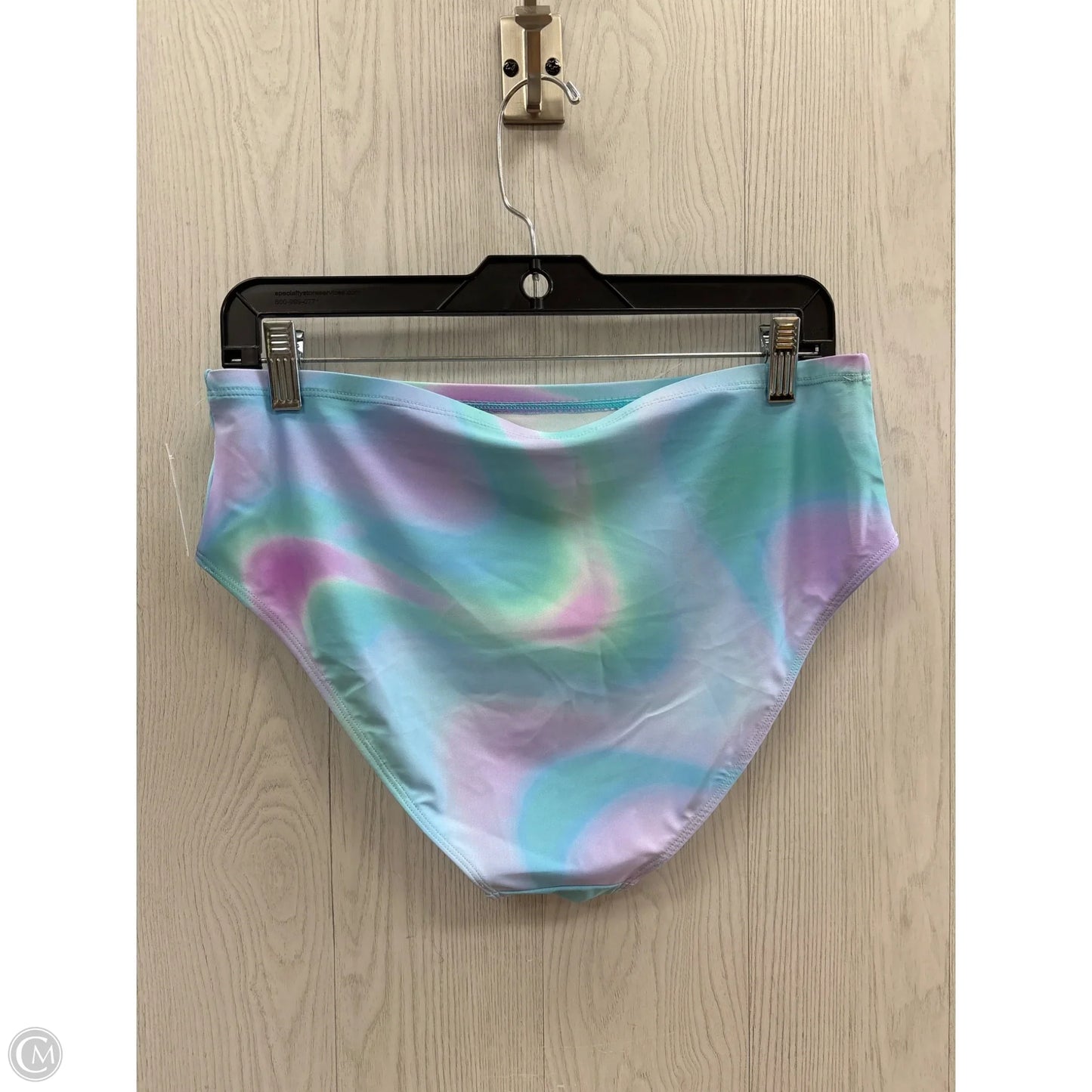 Swimsuit 2pc By Clothes Mentor In Blue & Pink, Size: L