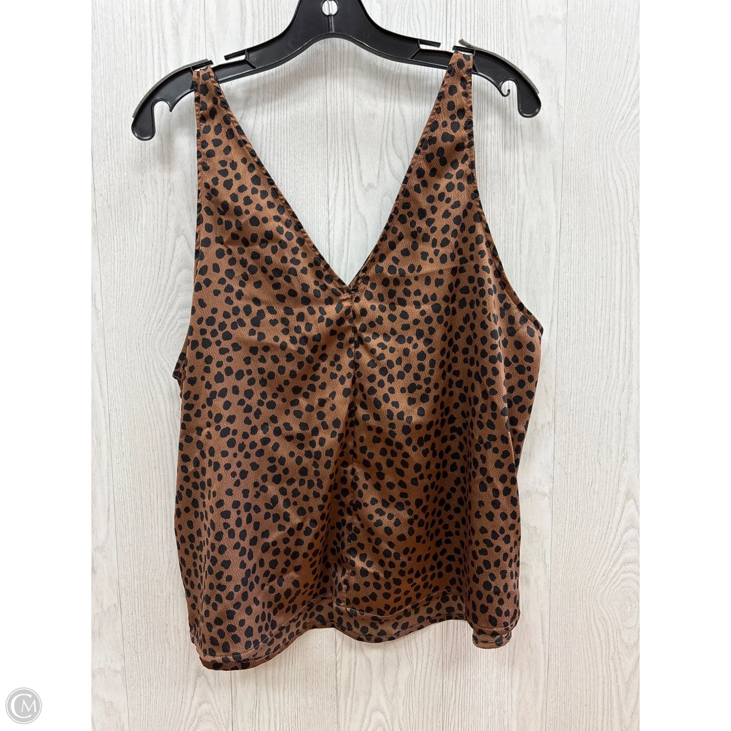 Top Sleeveless By Old Navy In Animal Print, Size: 2x