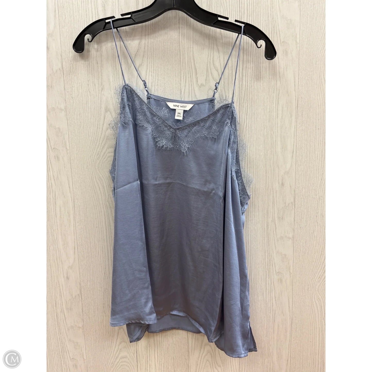 Top Cami By Nine West In Blue, Size: Xxl