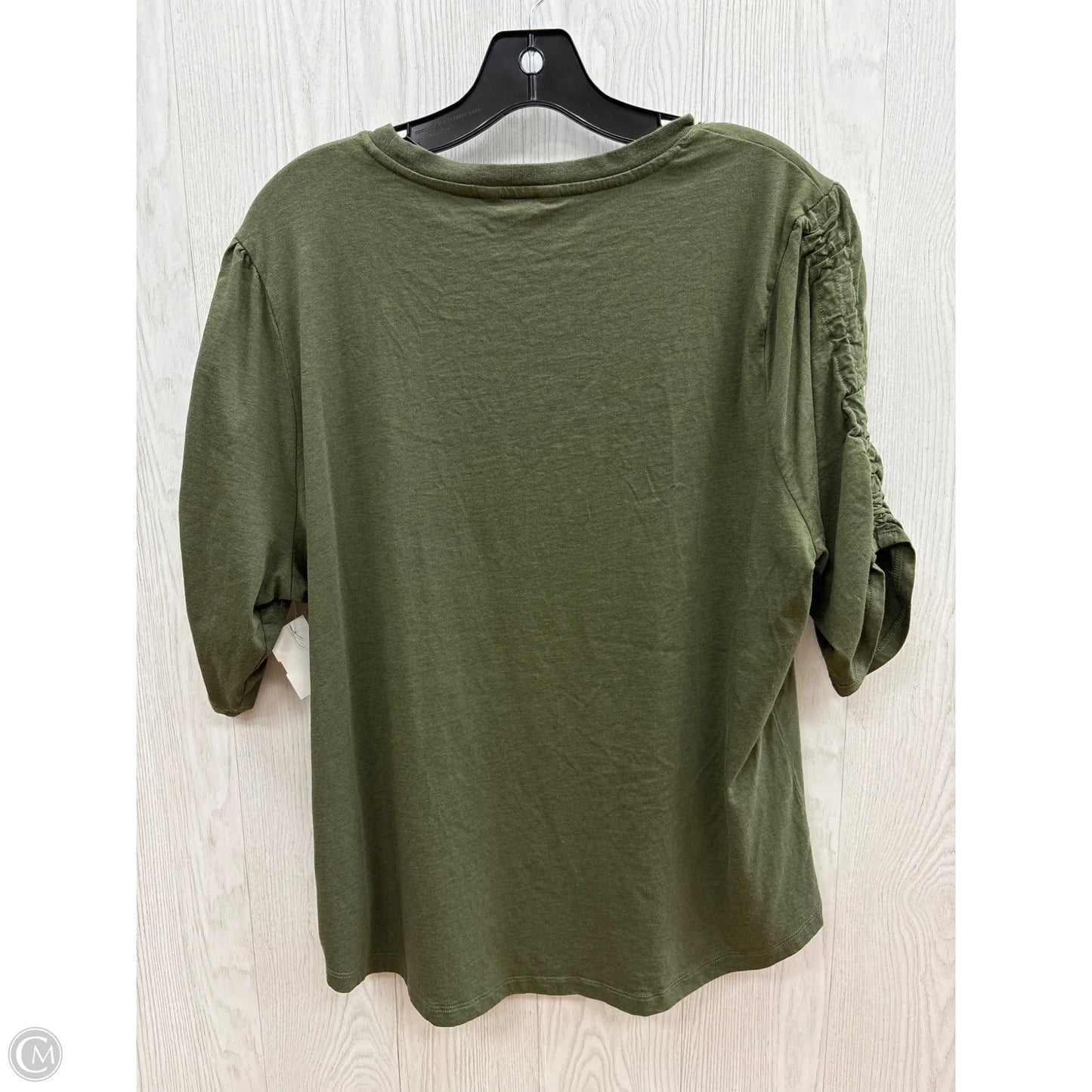 Top Short Sleeve By Time And Tru In Green, Size: 2x