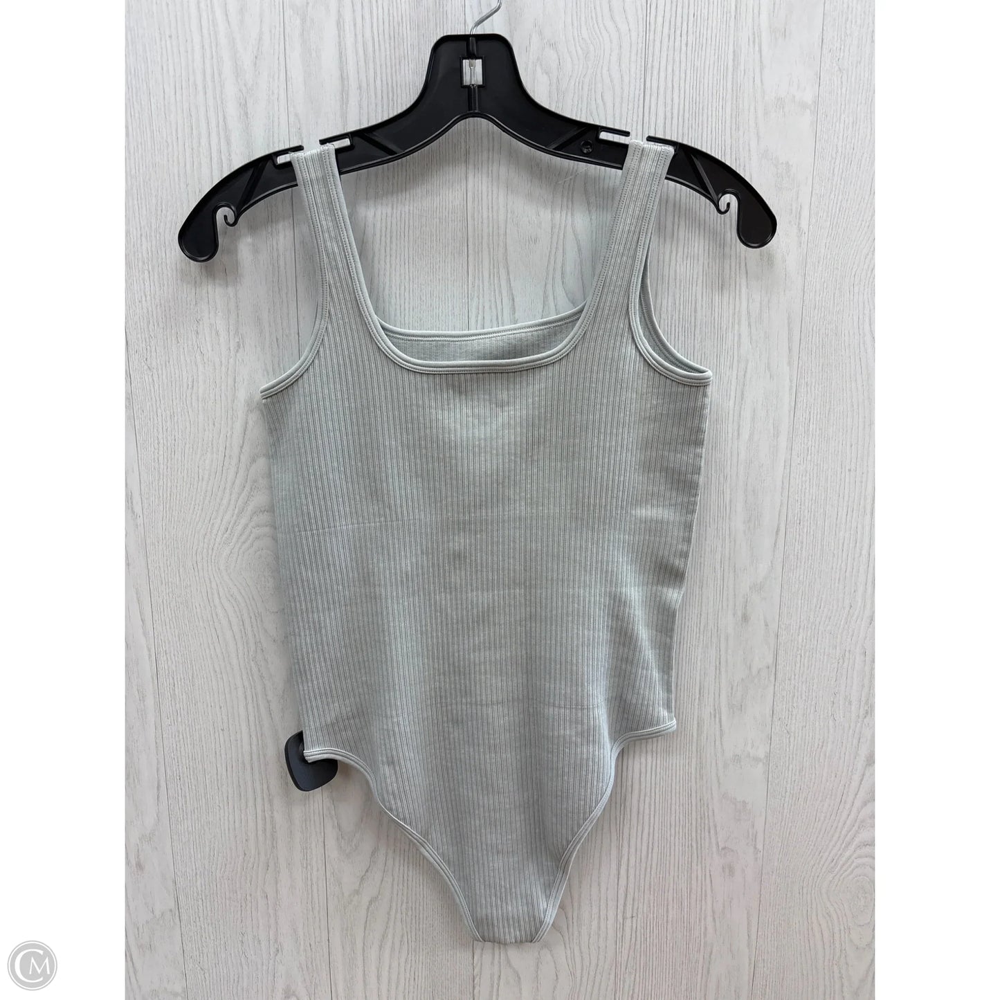 Bodysuit By Clothes Mentor In Grey, Size: M