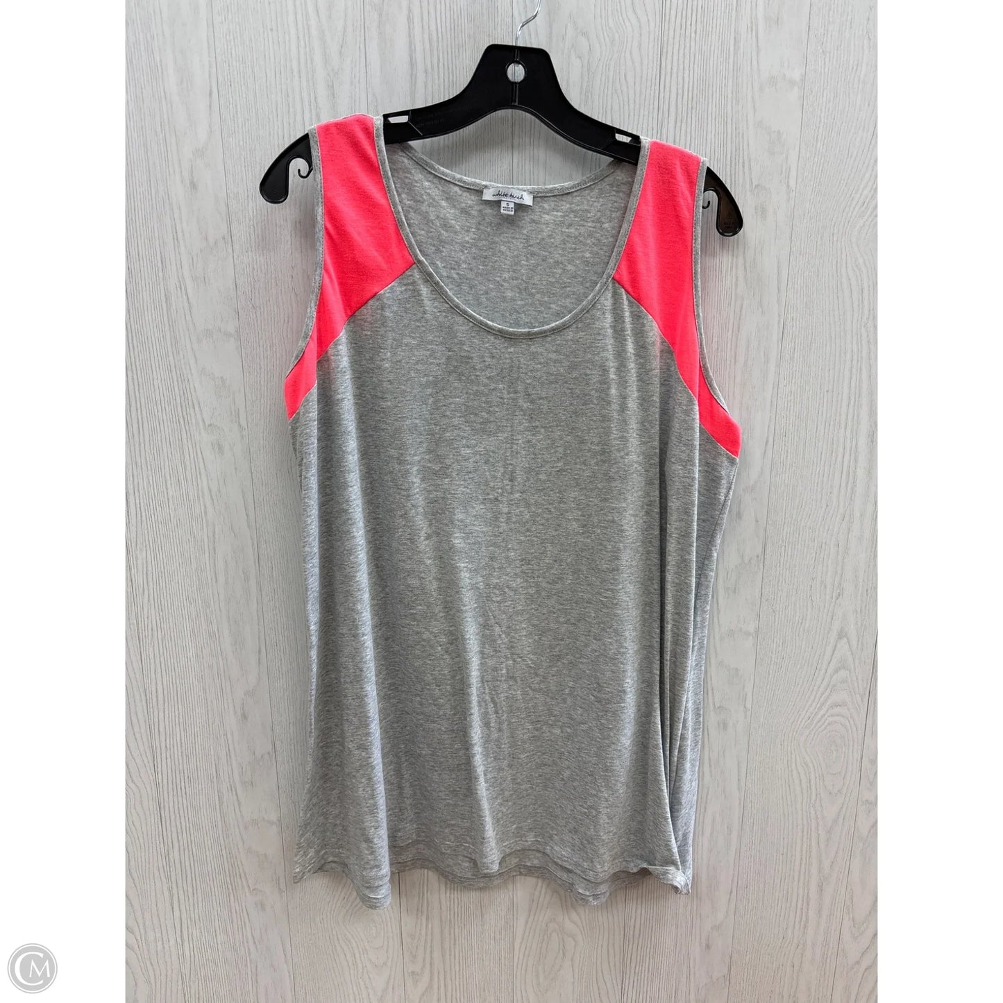 Top Sleeveless Basic By White Birch In Grey, Size: S