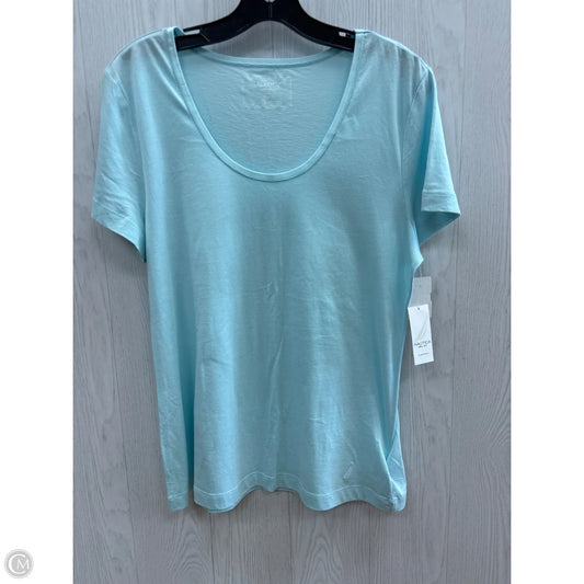 Top Short Sleeve Basic By Nautica In Blue, Size: L