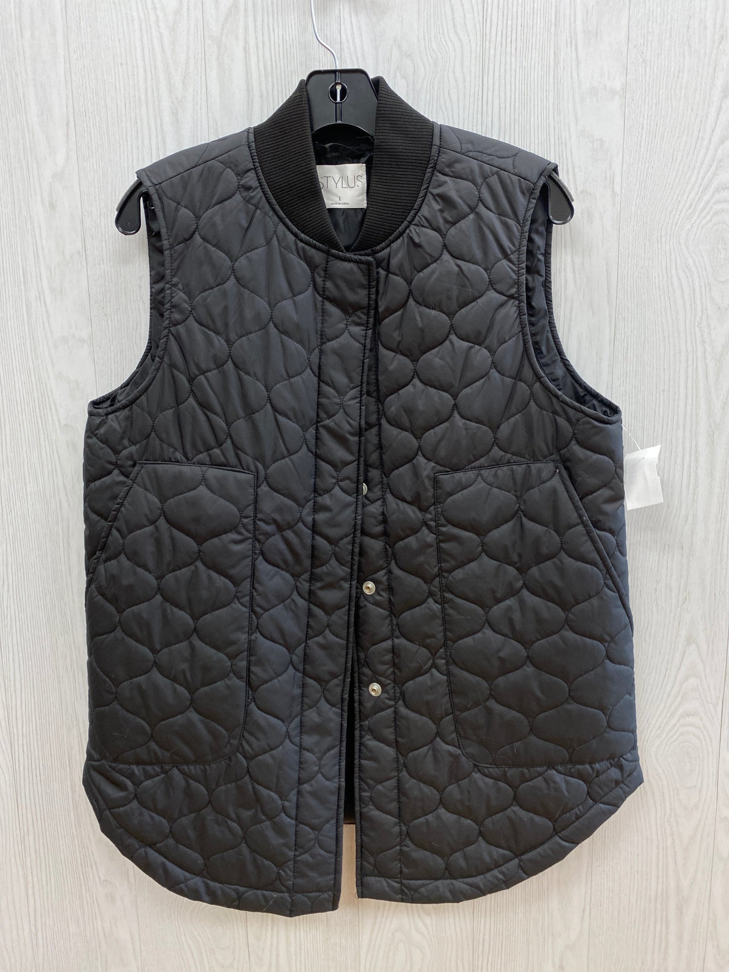 Vest Puffer & Quilted By Stylus  Size: L