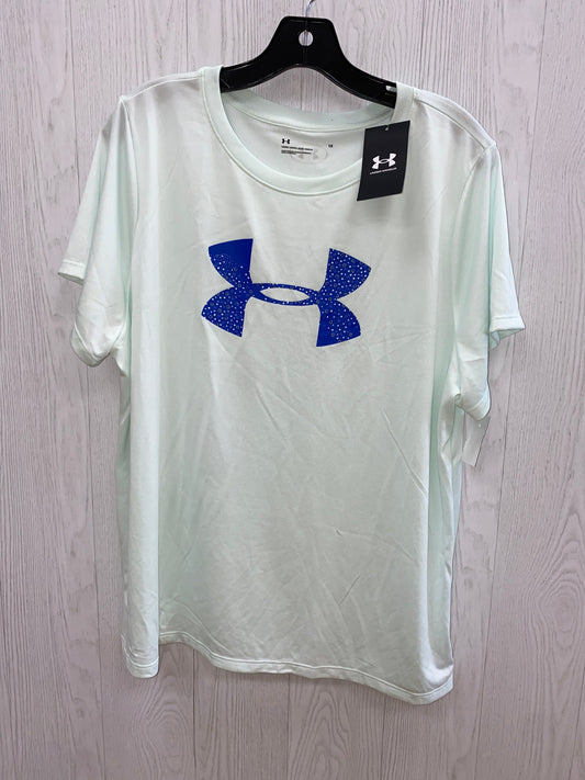 Athletic Top Short Sleeve By Under Armour  Size: 1x