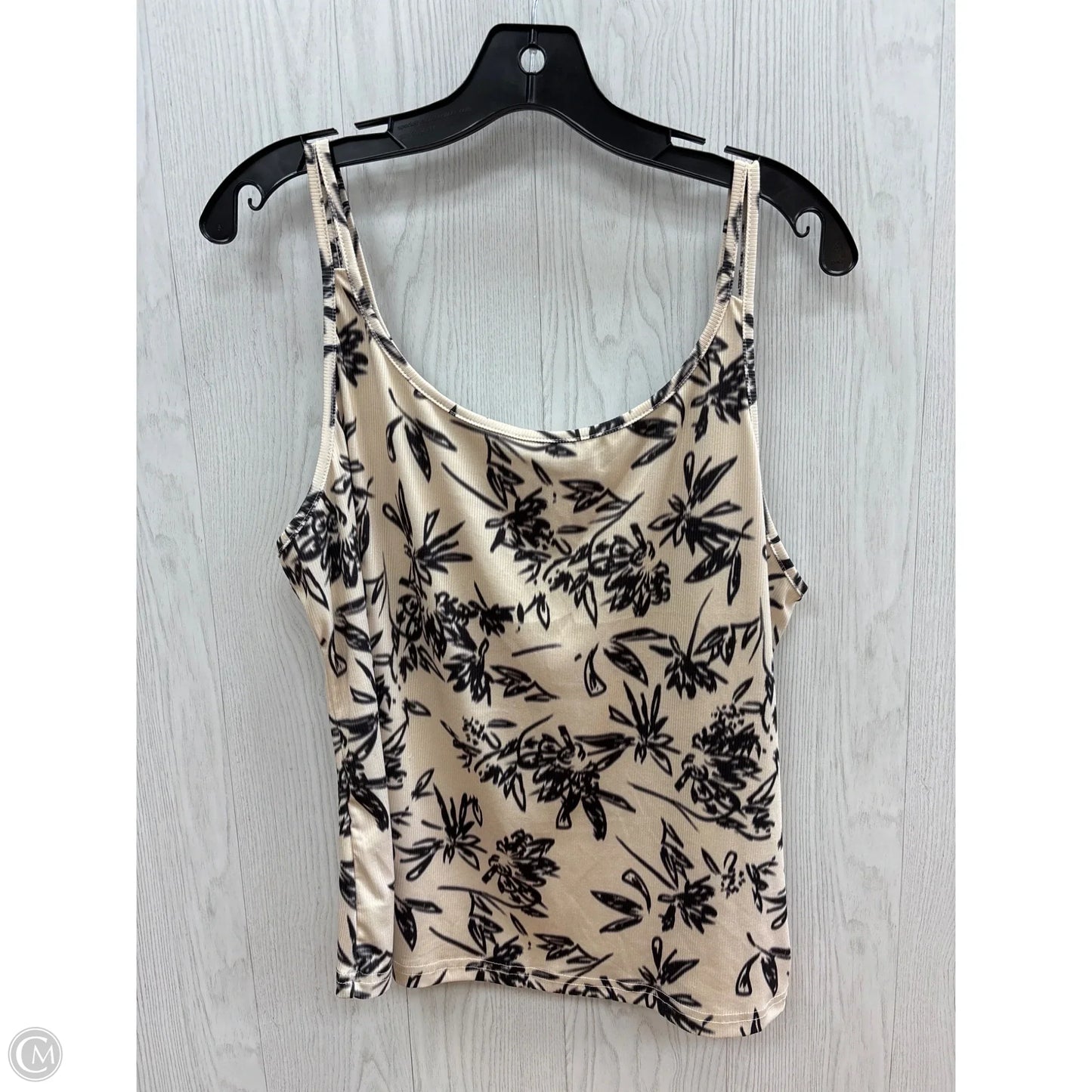 Tank Top By Clothes Mentor In Cream, Size: 2x
