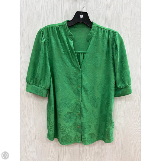 Top Short Sleeve By Clothes Mentor In Green, Size: S