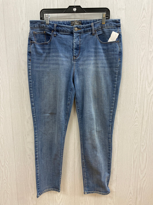 Jeans Straight By Chicos  Size: 12