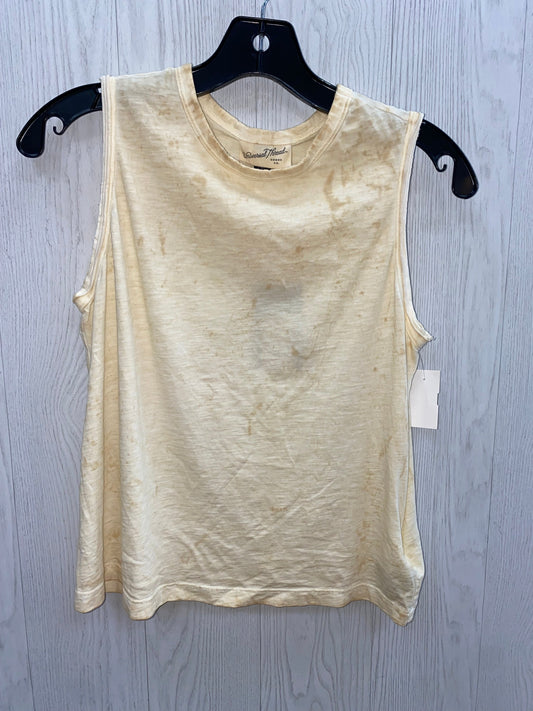 Yellow Top Sleeveless Universal Thread, Size Xs