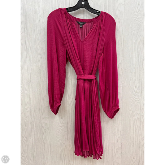 Dress Casual Midi By Simply Vera In Pink, Size: S
