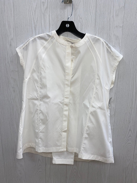 Athletic Top Short Sleeve By Athleta In White, Size: S