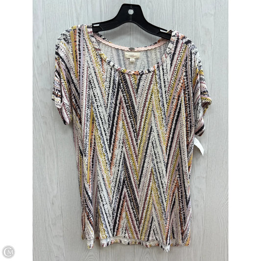 Top Short Sleeve Basic By Cupio In Multi-colored, Size: M
