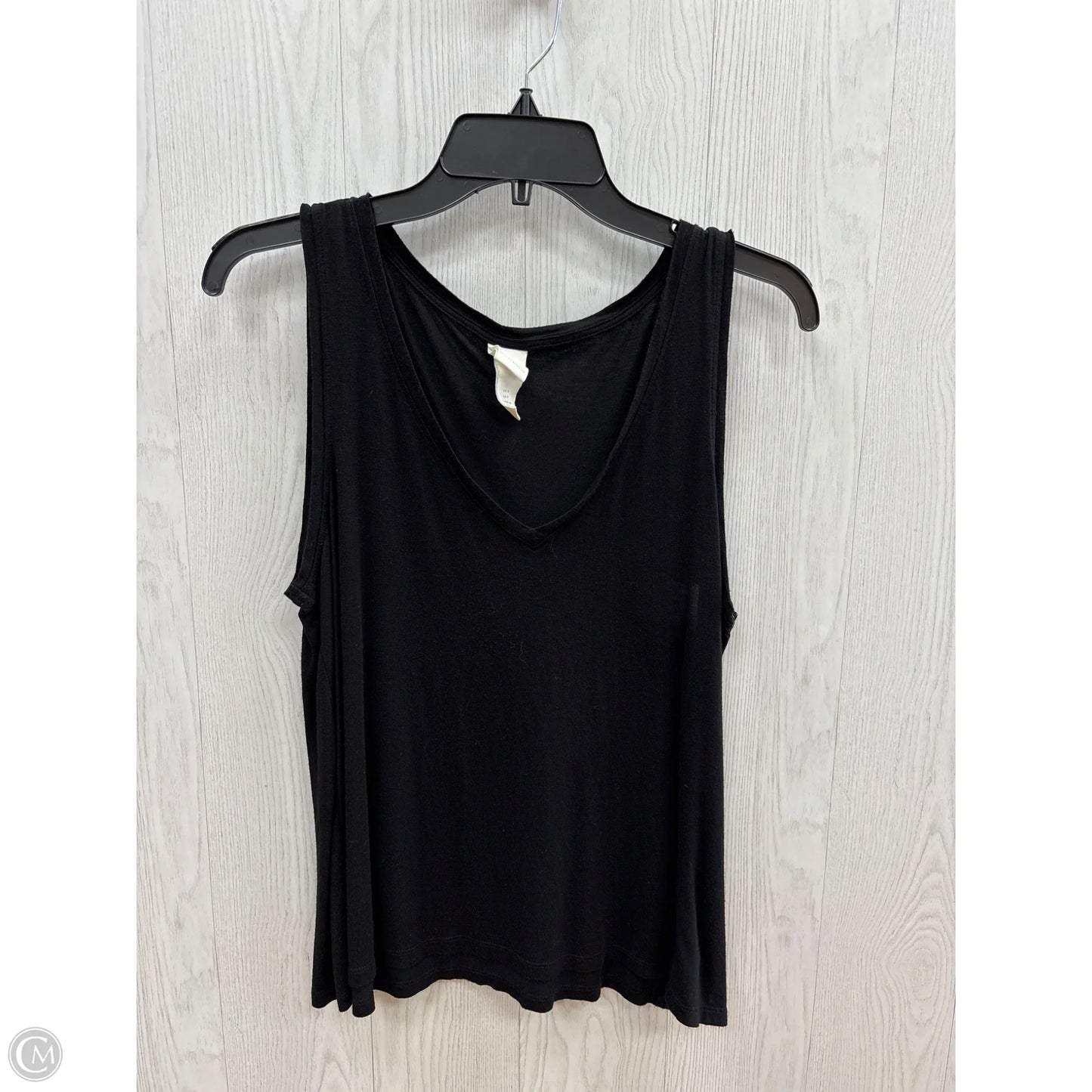 Top Sleeveless Basic By H&m In Black, Size: S