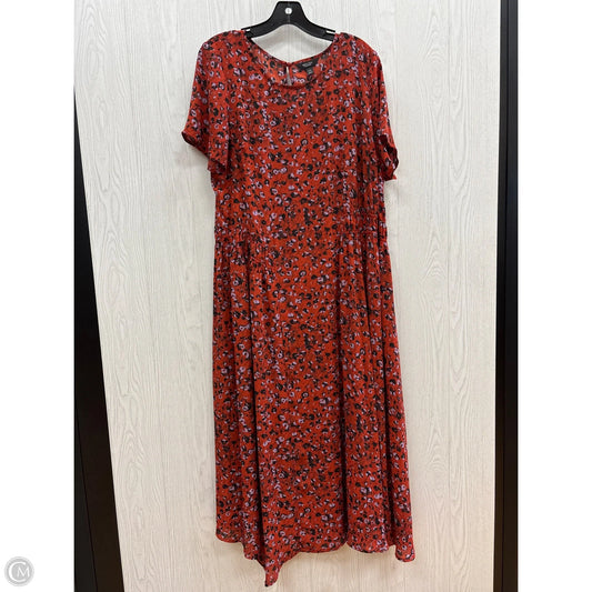 Dress Casual Maxi By Simply Vera In Leopard Print, Size: Xxl