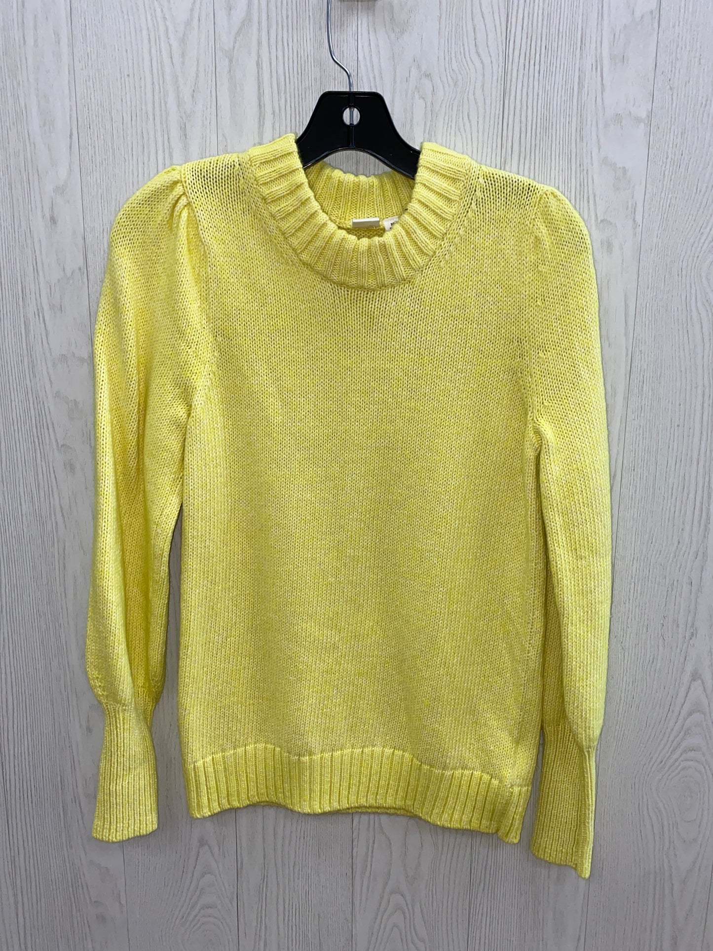 Sweater By Gap In Yellow, Size: Xs