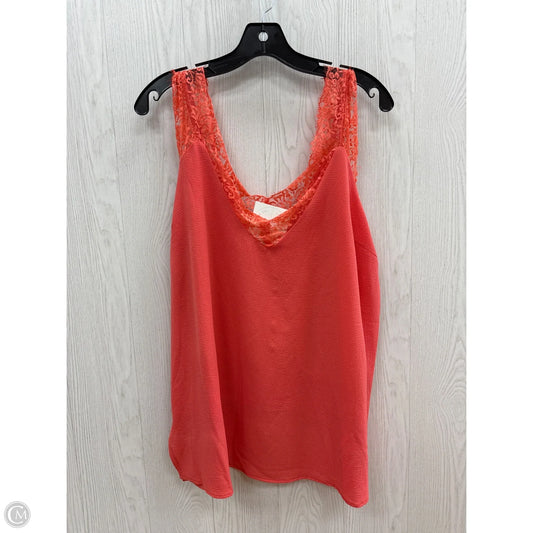 Tank Top By Umgee In Coral, Size: Xl