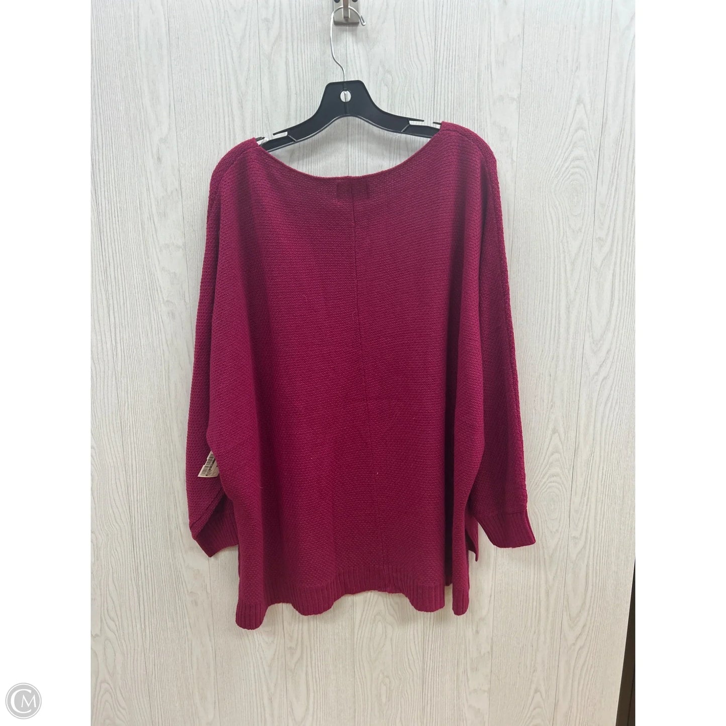 Sweater By Andree By Unit In Pink, Size: L