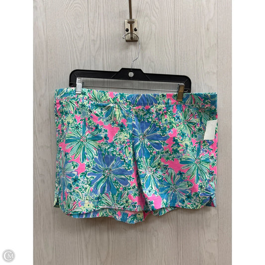 Shorts Designer By Lilly Pulitzer In Multi-colored, Size: Xl