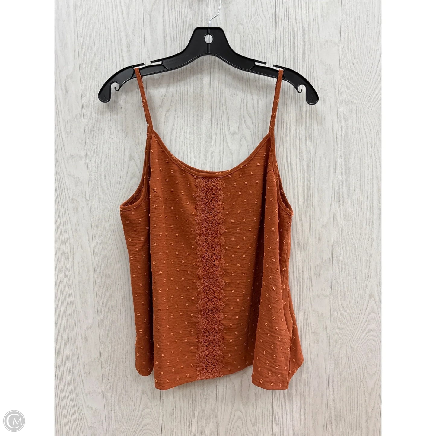 Top Cami By Shein In Orange, Size: 1x