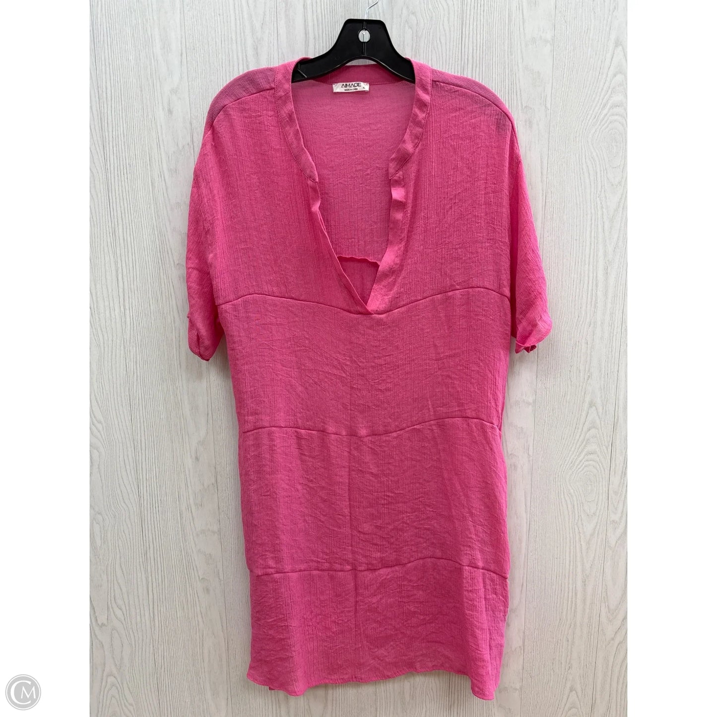 Swimwear Cover-up By Clothes Mentor In Pink, Size: Xl