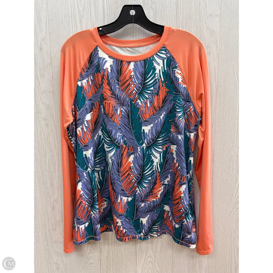 Swimsuit Top By Reel Legends In Multi-colored, Size: L