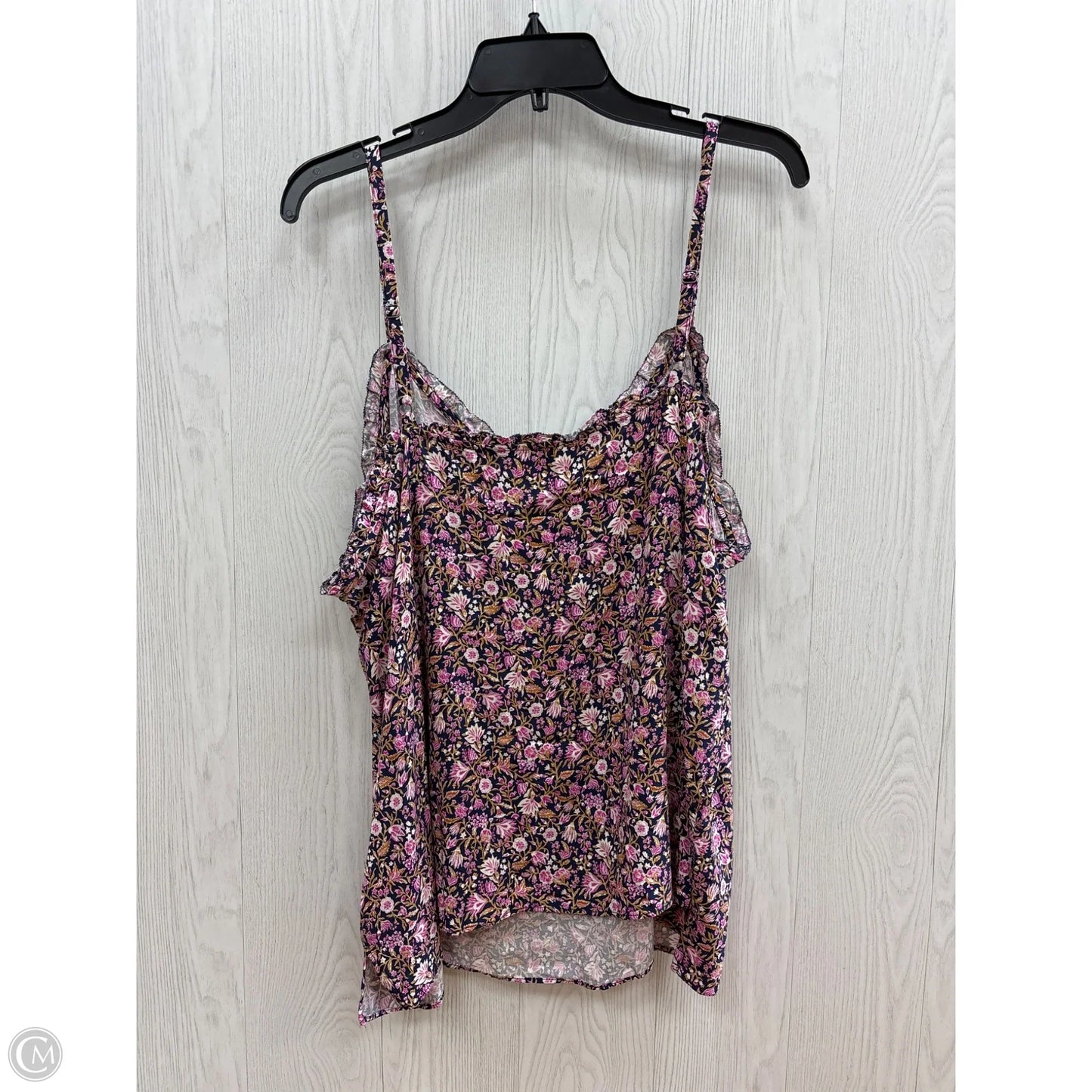Top Cami By Banana Republic In Floral Print, Size: Xxl