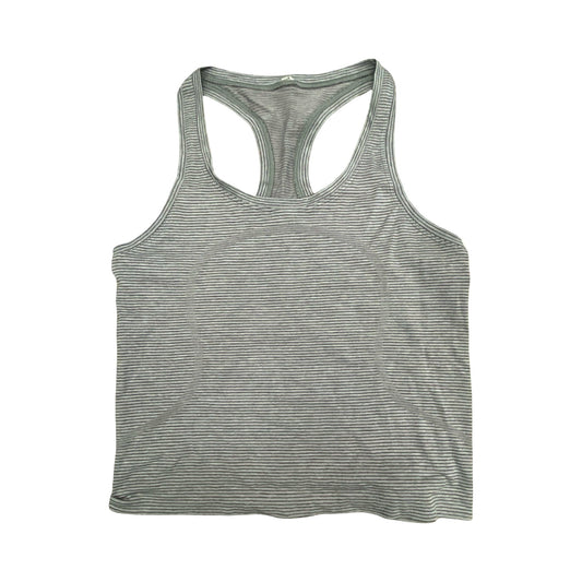 Athletic Tank Top By Lululemon In Grey, Size:8