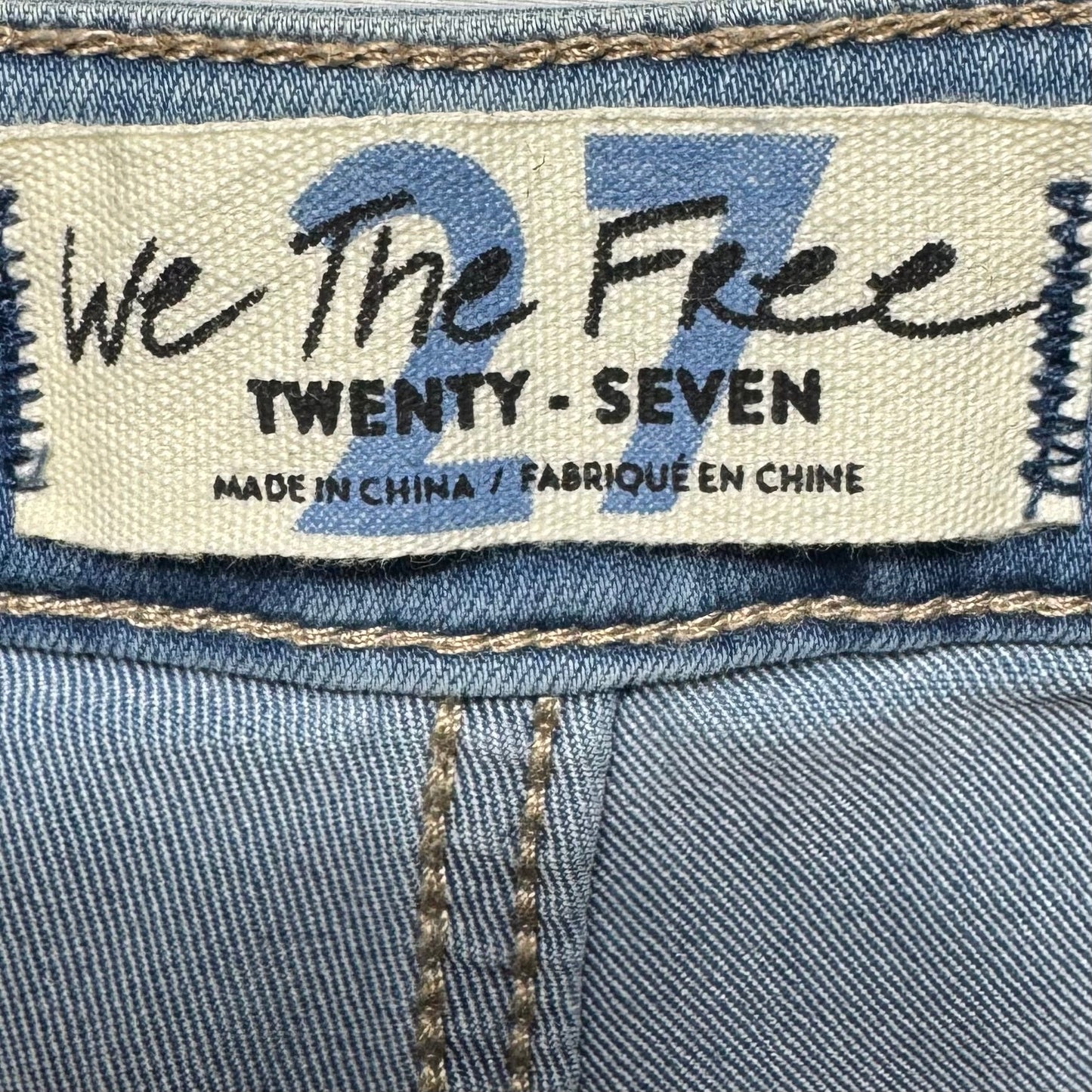 Jeans Flared By We The Free In Blue Denim, Size: 4/27