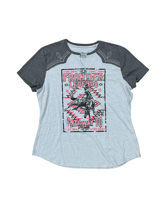 Top Ss By Clothes Mentor In Grey, Size:Xl