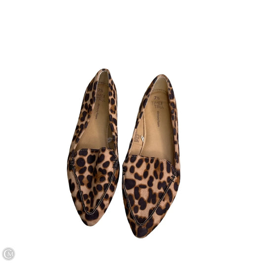 Shoes Flats By Time And Tru In Animal Print, Size: 7.5