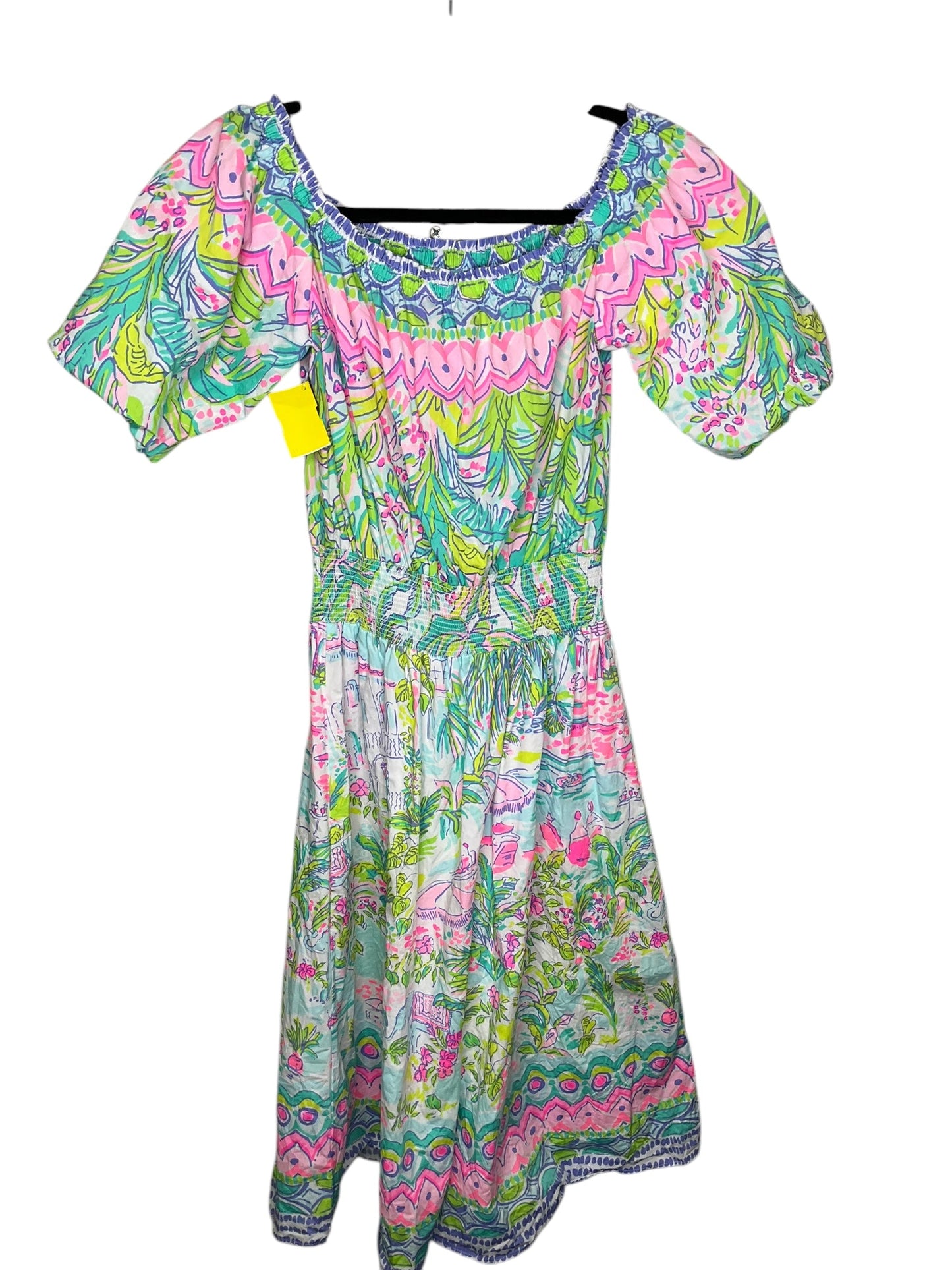 Dress Casual Midi By Lilly Pulitzer In Multi-colored, Size: S